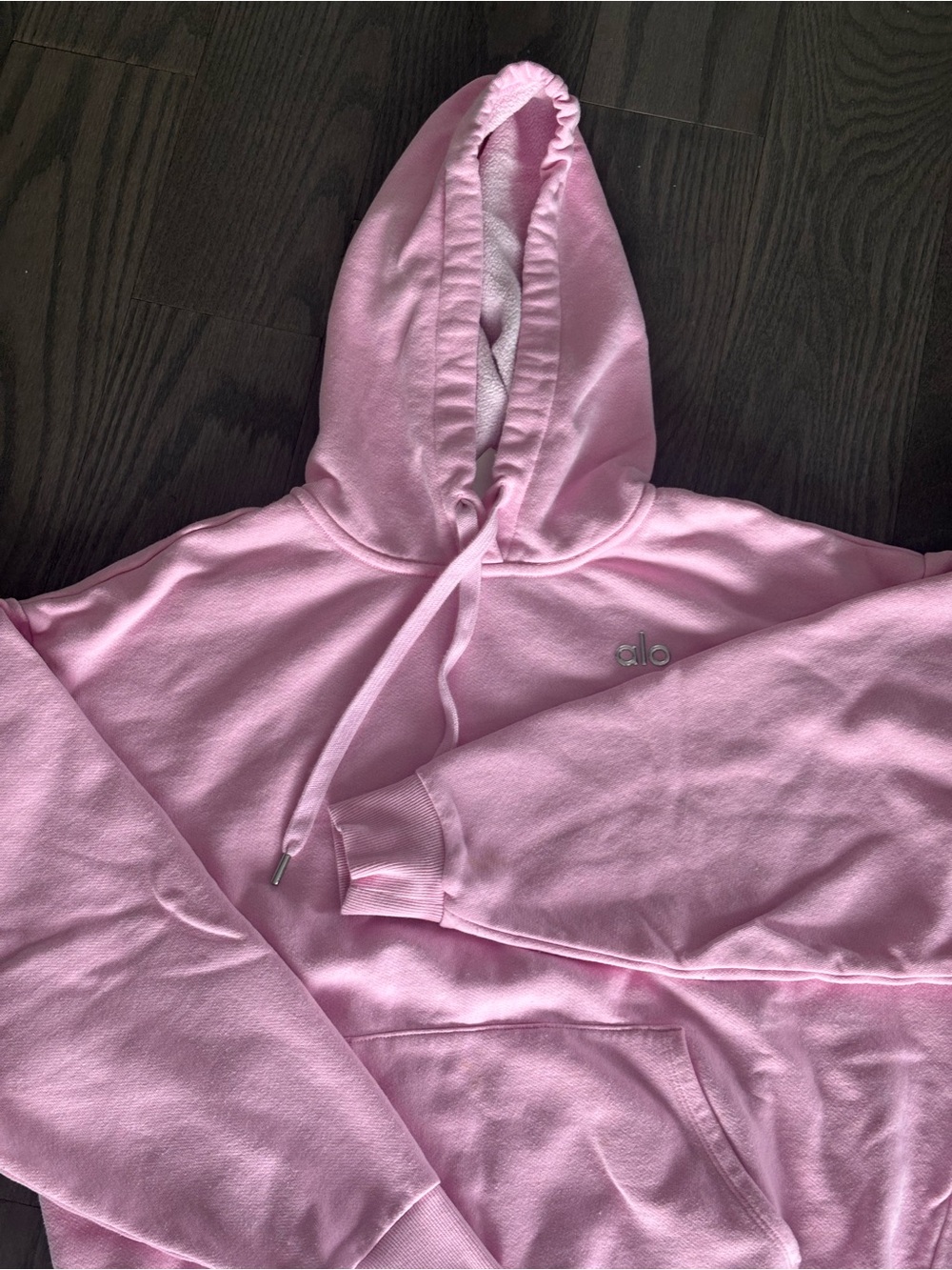 Alo Yoga Accolade Hoodie Pink Size S Oversized Pullover